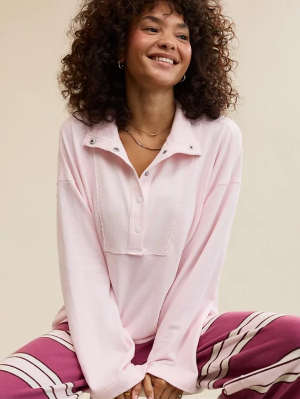 Aerie Quarter Snap Sweatshirt